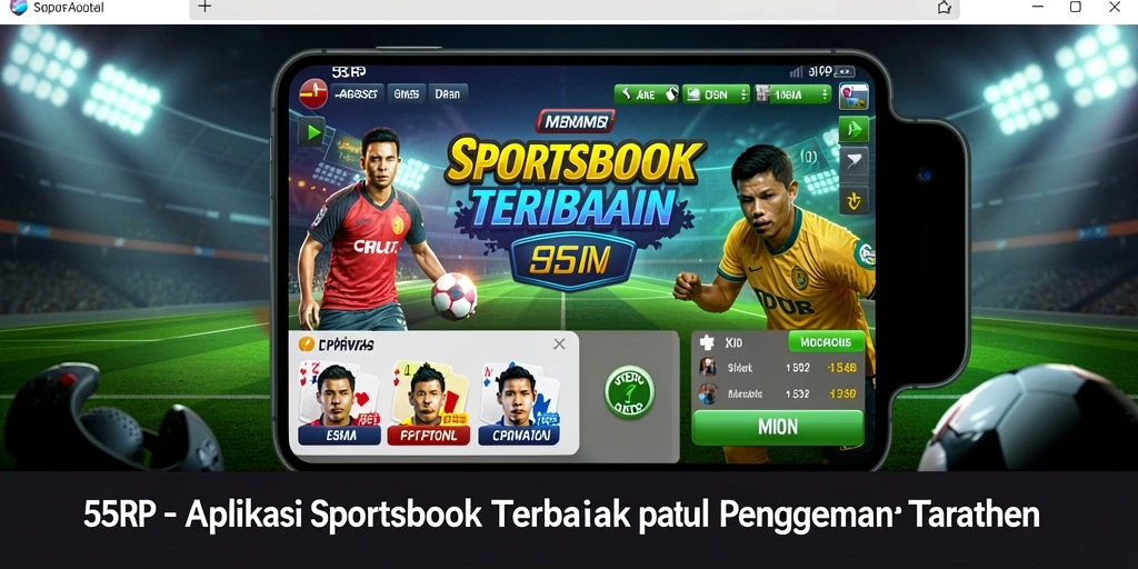 Tampilan utama gameplay Sportsbook 55RP yang menarik dan interaktif.