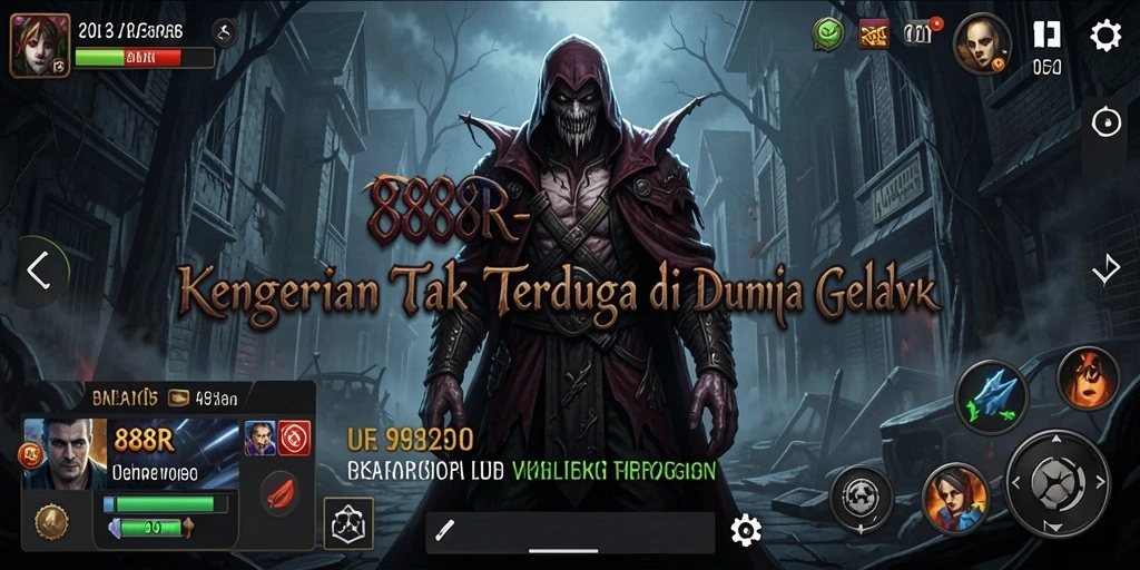 Screenshot menampilkan gameplay mendebarkan dan suasana horor yang mencekam.