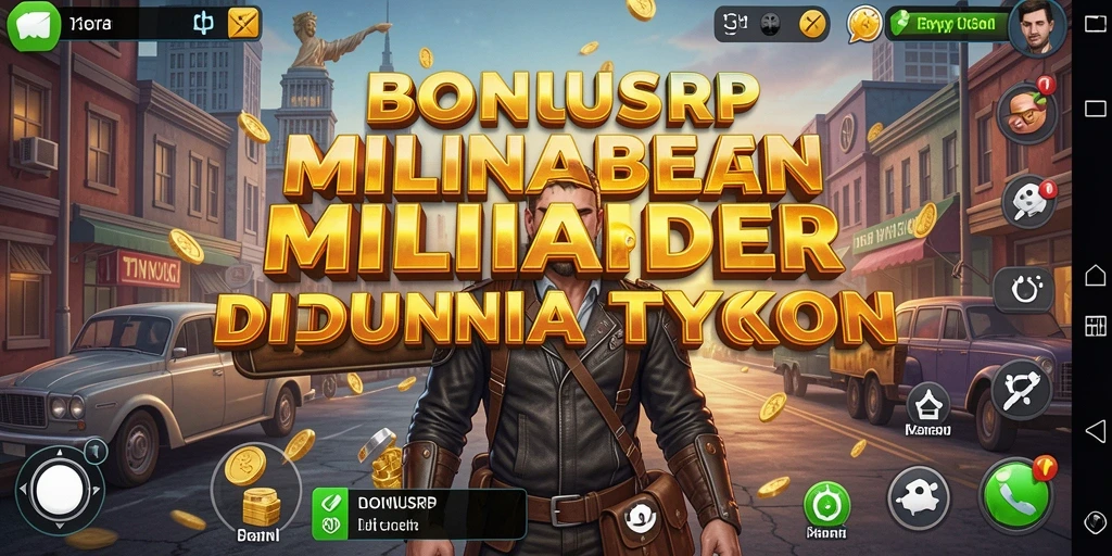 Tampilan gameplay menarik dari BONUSRP yang menunjukkan dunia Tycoon.