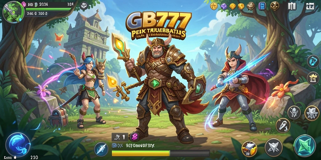 Tampilan menarik dari gameplay RPG GB777 yang mendebarkan.