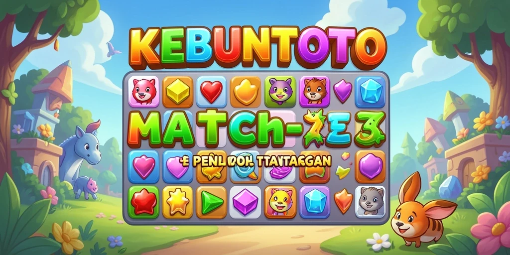 Tampilan gameplay KEBUNTOTO yang penuh warna dan seru.