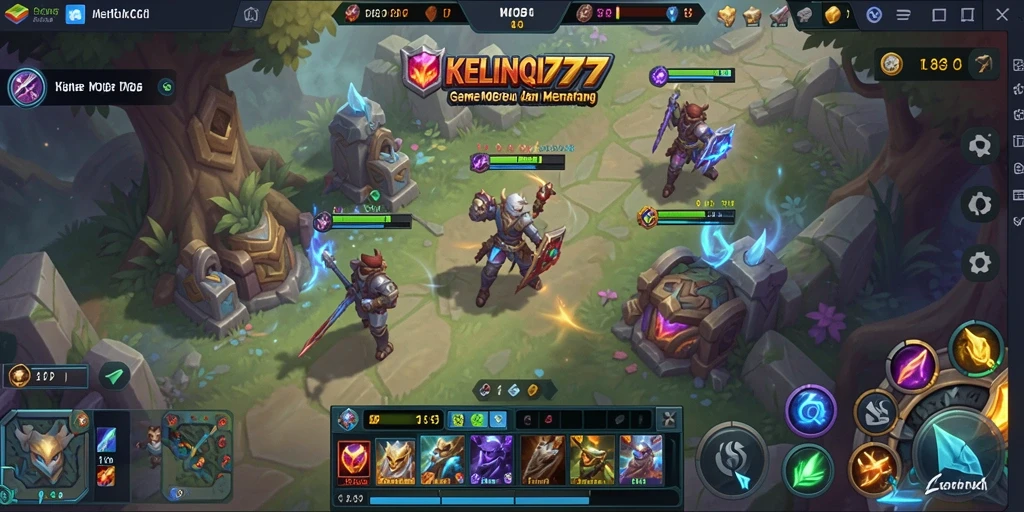 Tampilan gameplay KELINCI777 yang seru dan dinamis dalam pertempuran.