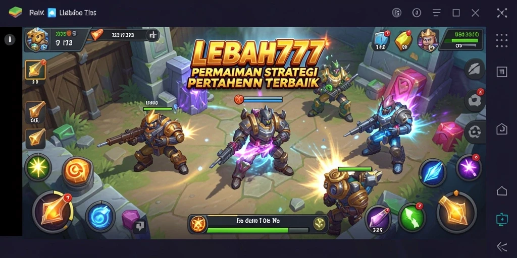 Tangkapan layar permainan menunjukkan serunya gameplay strategi.