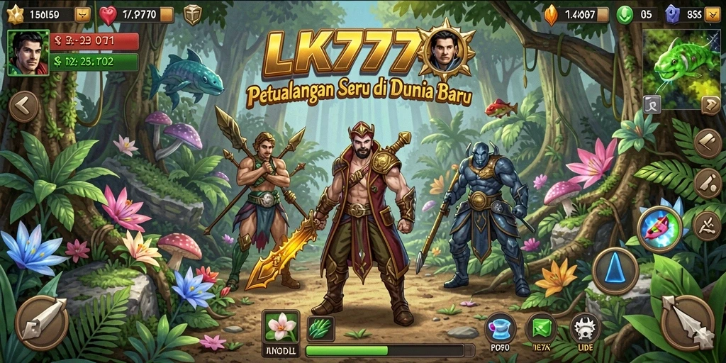 Tampilan gameplay LK777 yang penuh aksi dan petualangan.