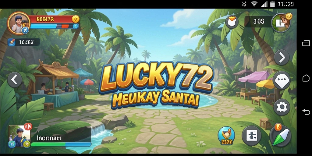 Tangkapan layar gameplay LUCKY72 yang menarik dan penuh warna.