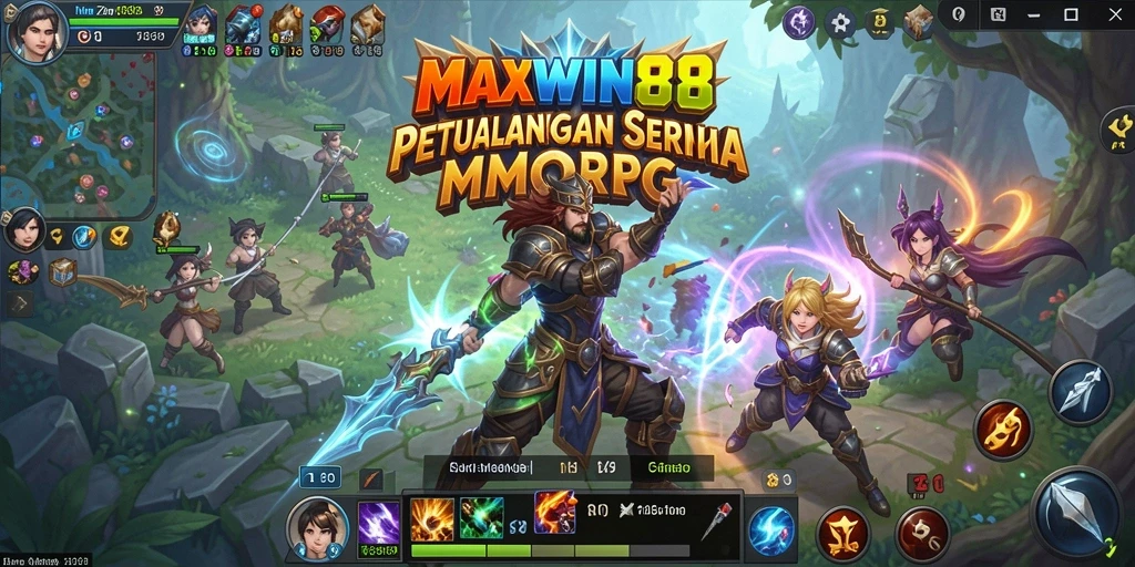 Tampilan gameplay seru di dunia MAXWIN88 yang penuh petualangan.