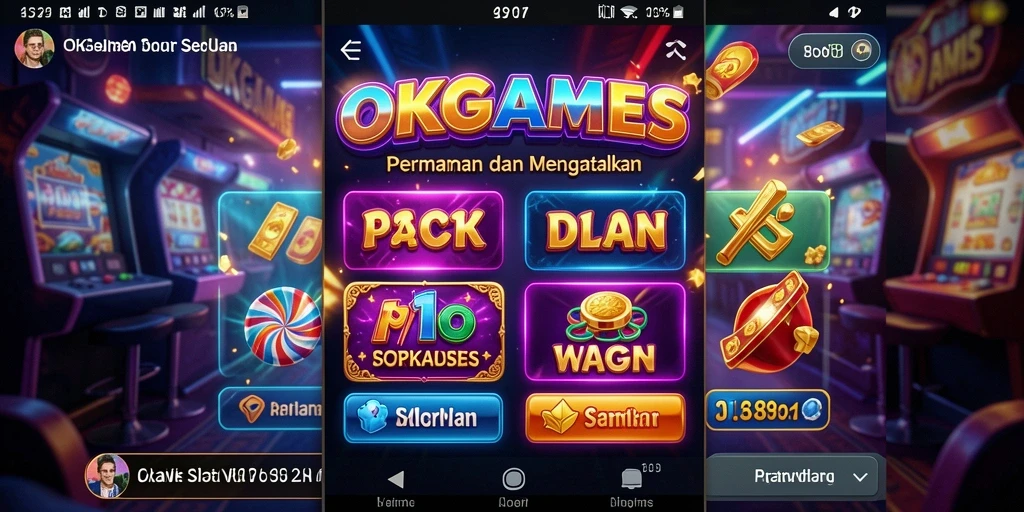 Menampilkan gameplay seru dari slot OKGAMES dengan grafis memukau.