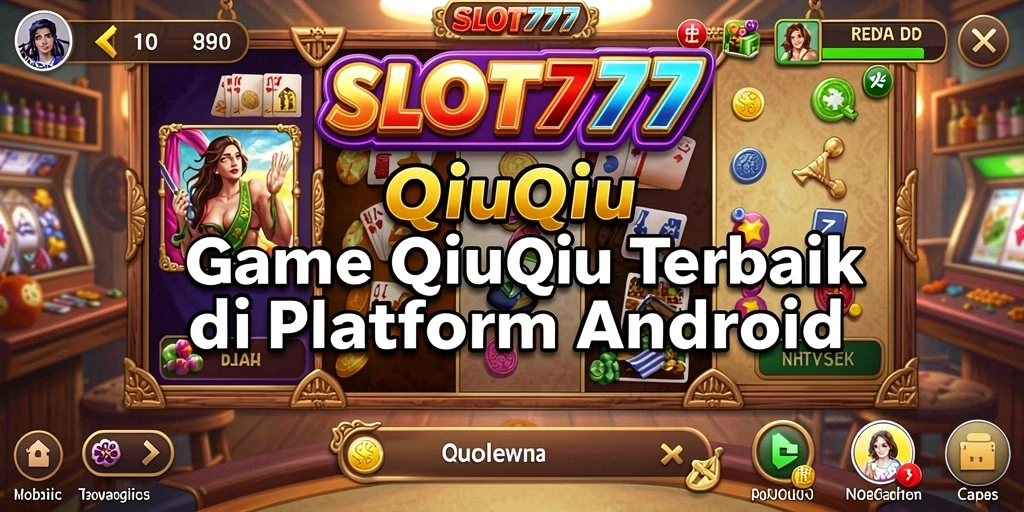 Tampilan permainan QiuQiu yang menegangkan dalam SLOT777.