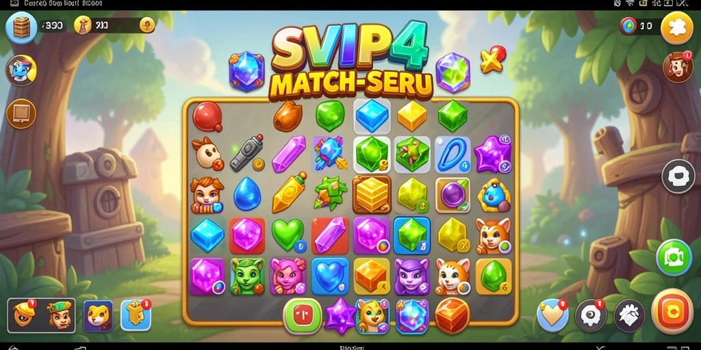 Screenshot dari gameplay seru SVIP4 yang penuh warna.