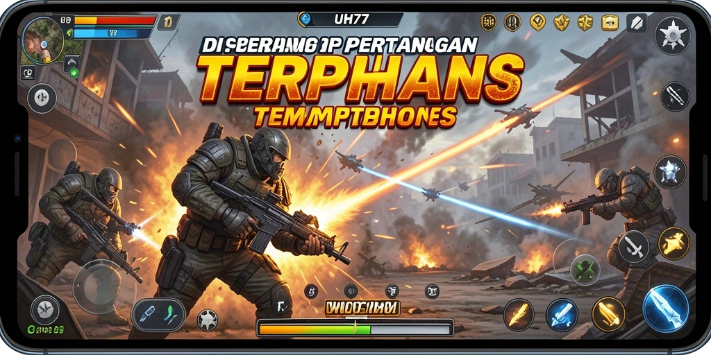 Tampilan gameplay UH77 yang intens dan seru.