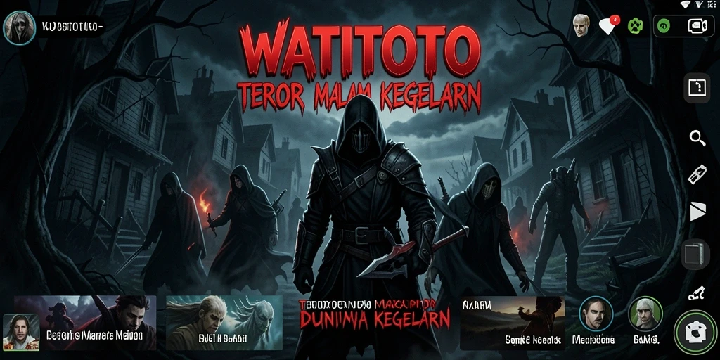 Screenshot gameplay WATITOTO menampilkan suasana mencekam yang menegangkan.